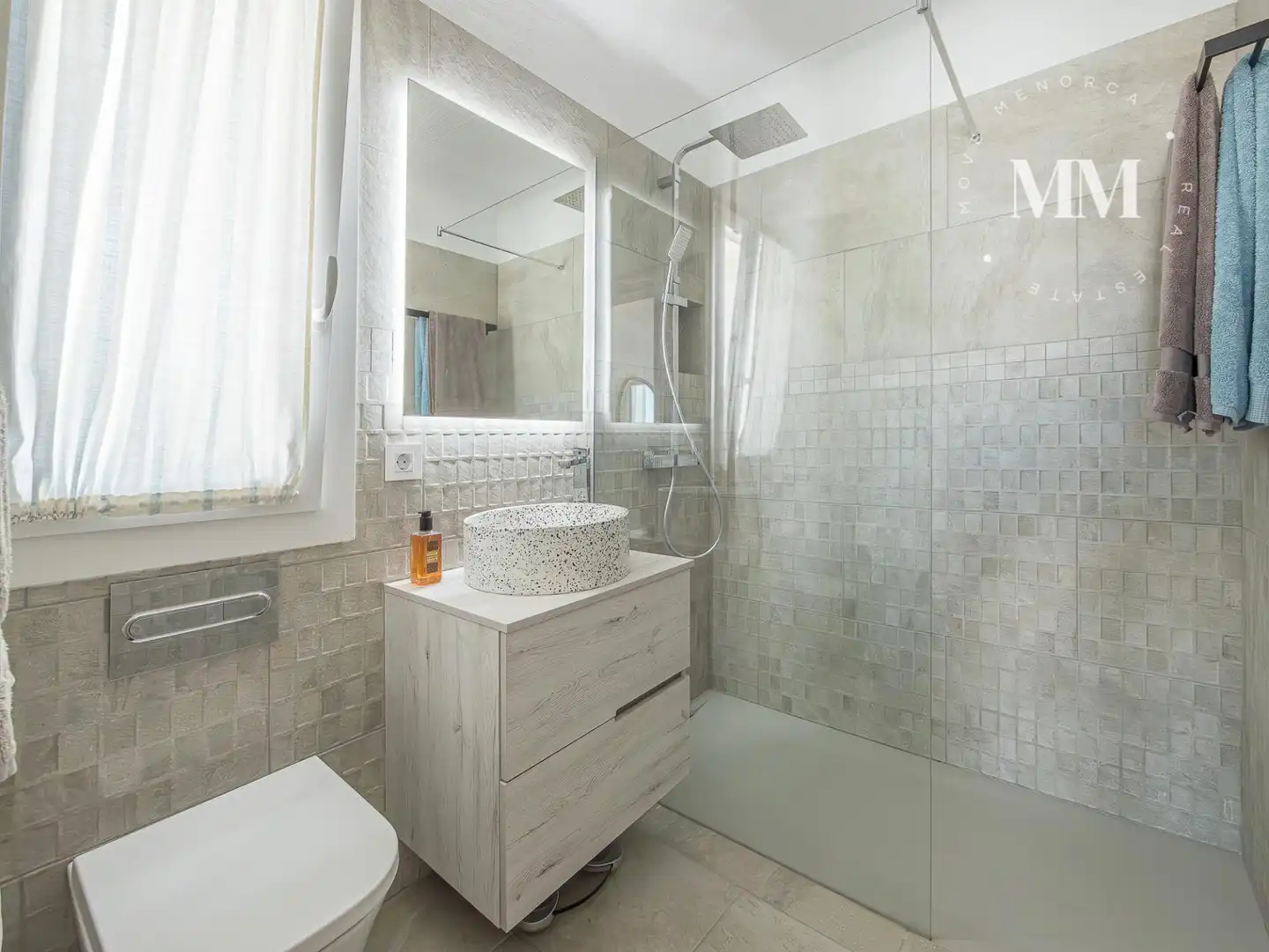 Baño de Casa o chalet en venta en Sant Lluís con Aire acondicionado, Calefacción y Jardín privado