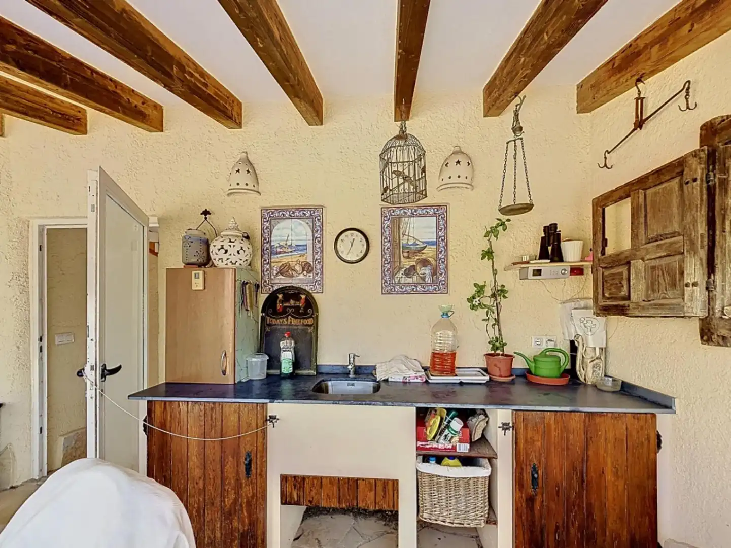 Cocina de Casa o chalet en venta en Benitachell / El Poble Nou de Benitatxell con Aire acondicionado, Calefacción y Jardín privado