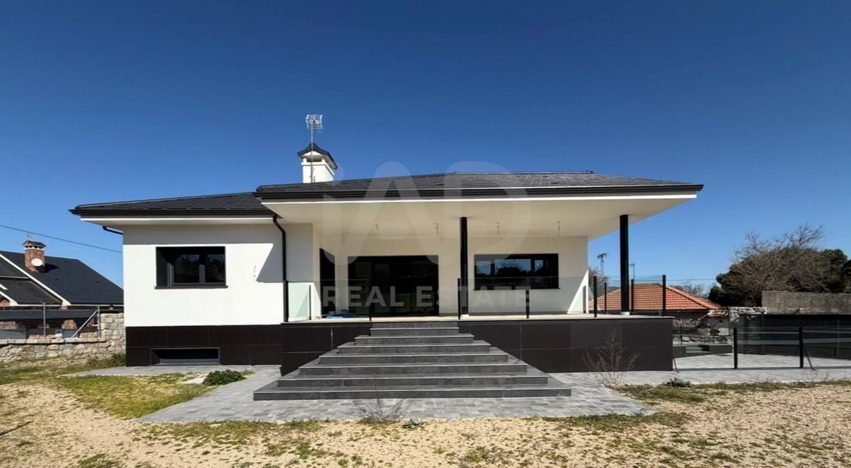 Vista exterior de Casa o chalet en venta en Galapagar con Aire acondicionado, Calefacción y Terraza
