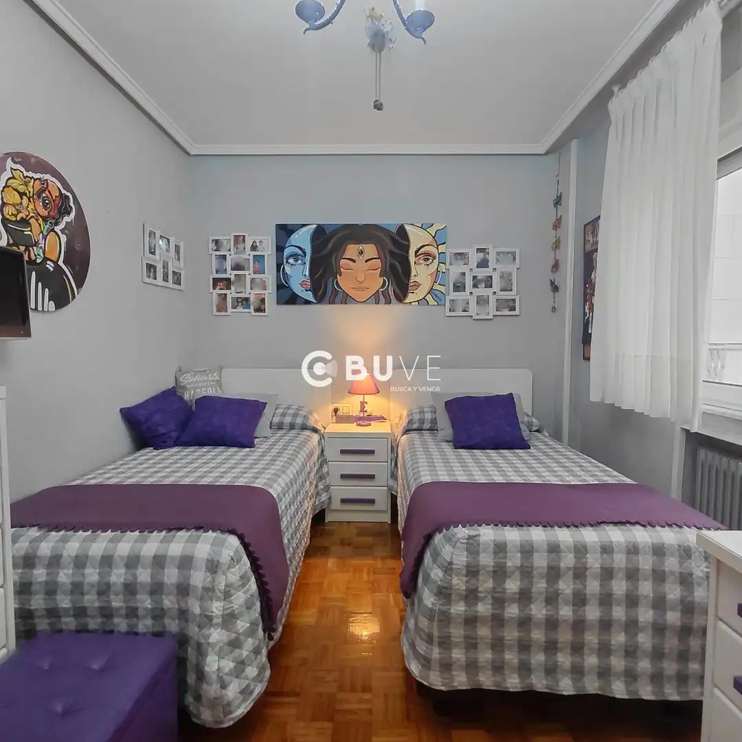 Bedroom of Flat for sale in Langreo  with Heating, Terrace and Storage room
