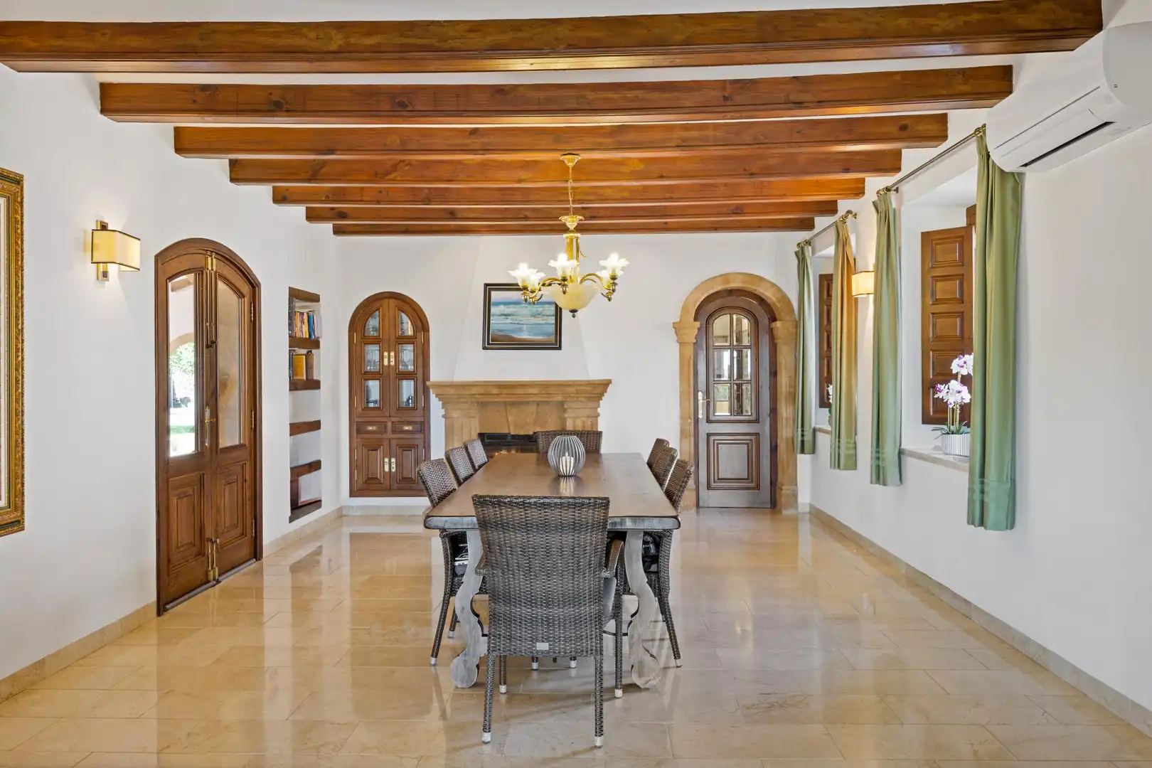 Dining room of Houses for sale in Jávea / Xàbia  with Air Conditioner, Terrace and Storage room