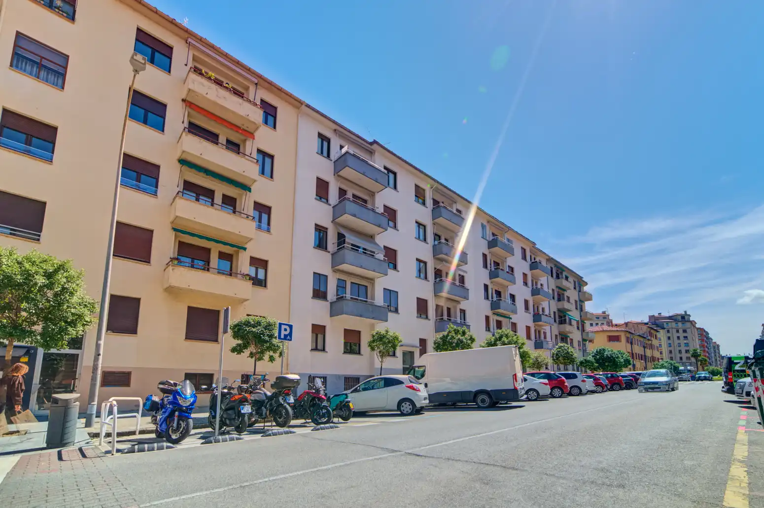 Vista exterior de Piso en venta en  Pamplona / Iruña con Calefacción