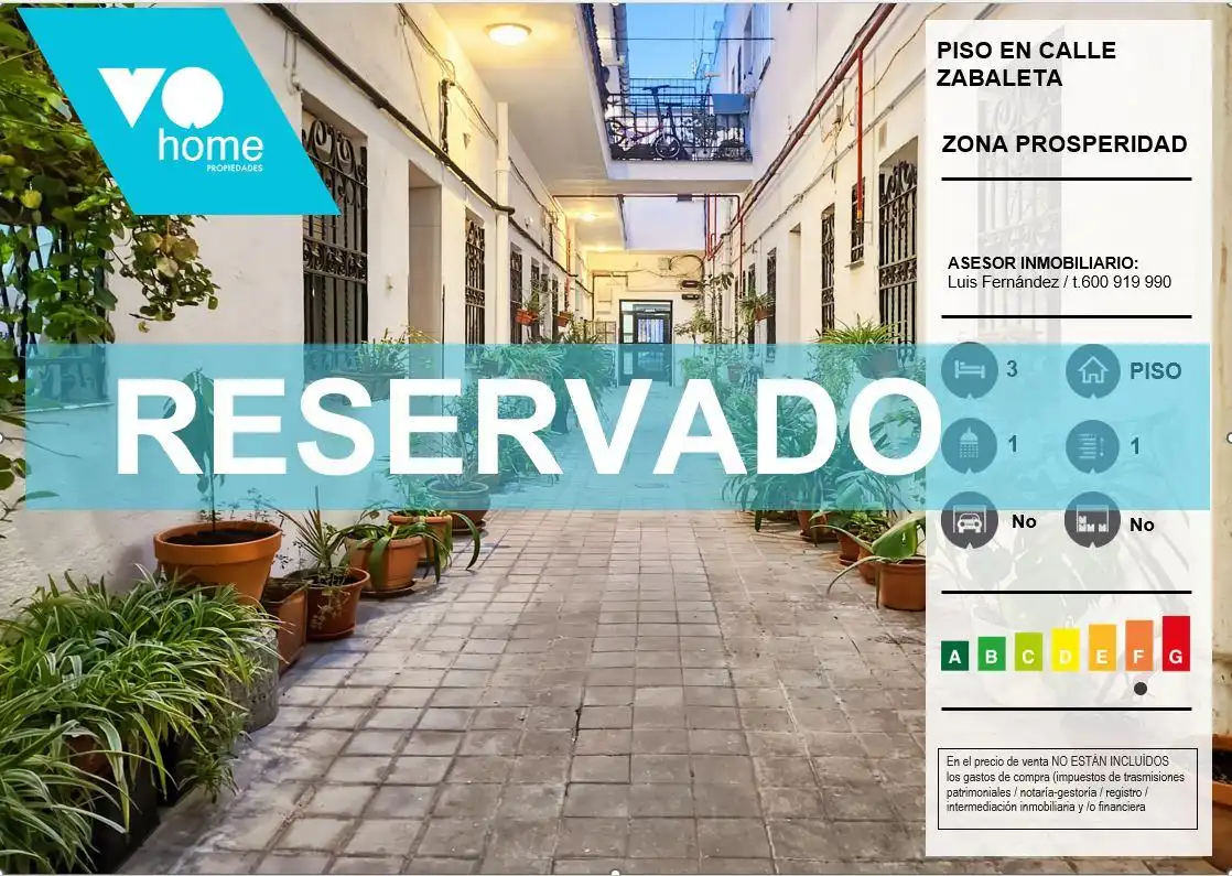 Flat for sale in Madrid