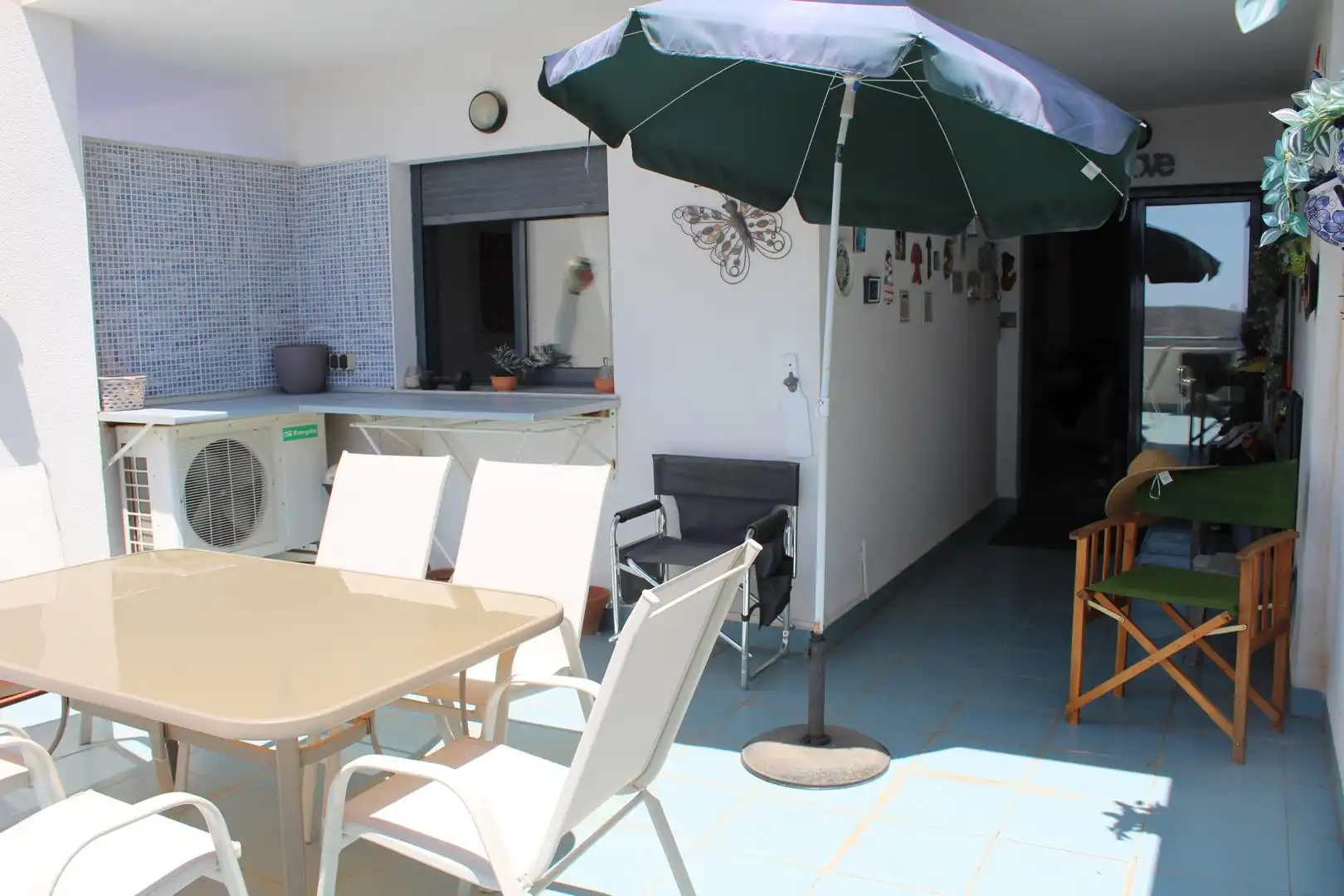 Terrassa de Apartament en venda en Vícar amb Aire condicionat, Jardí privat i Terrassa