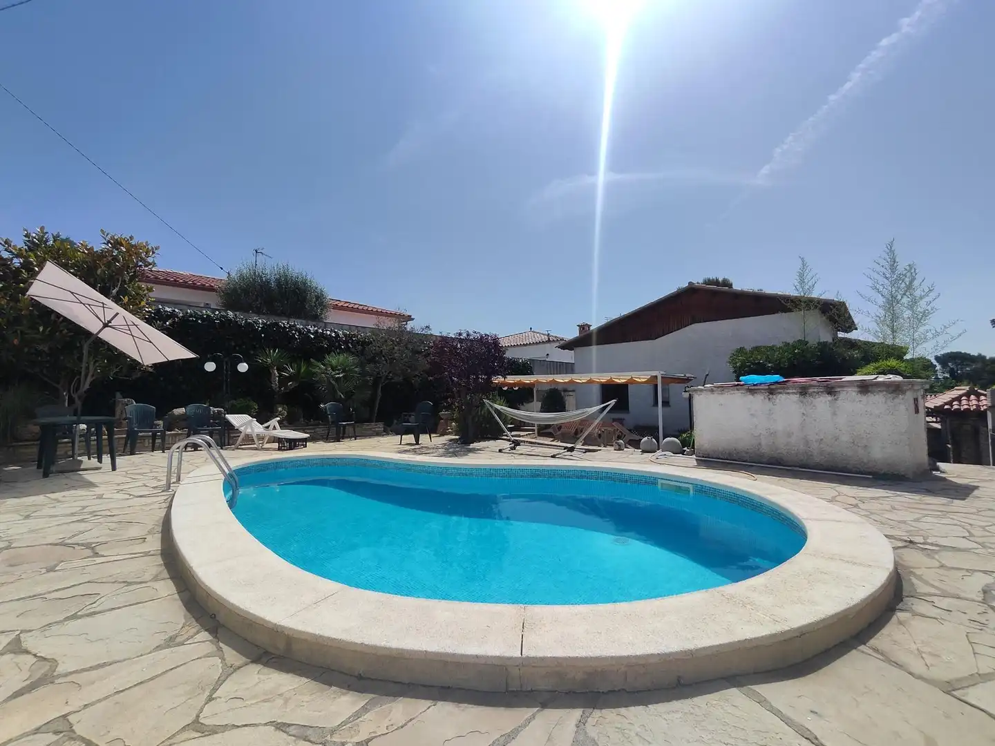 Piscina de Casa o xalet en venda en Vallbona d'Anoia amb Aire condicionat, Jardí privat i Terrassa