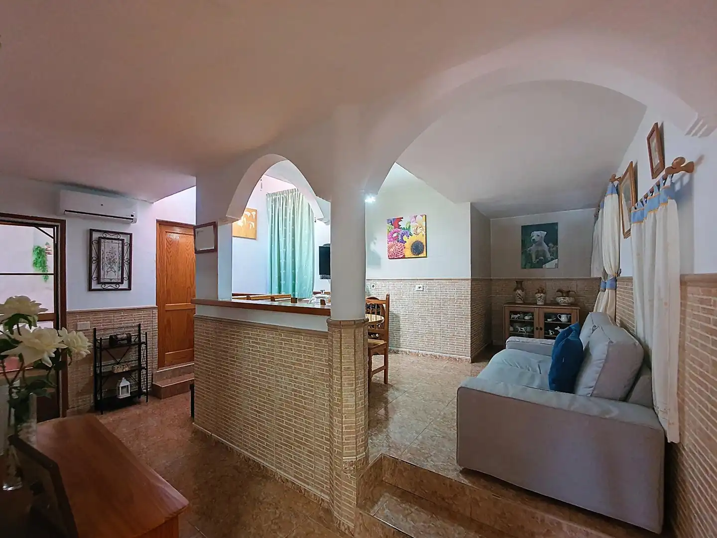 Sala d'estar de Casa adosada en venda en Telde amb Aire condicionat