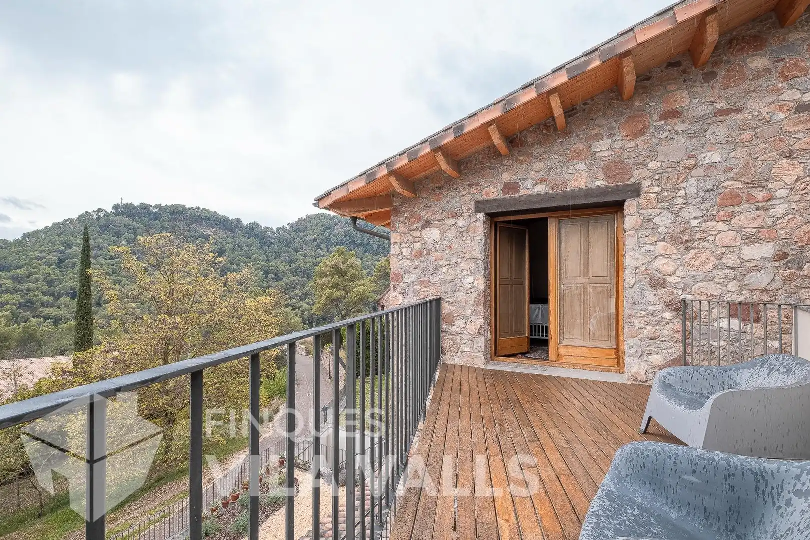 Terraza de Casa o chalet en venta en Gallifa con Aire acondicionado, Calefacción y Jardín privado
