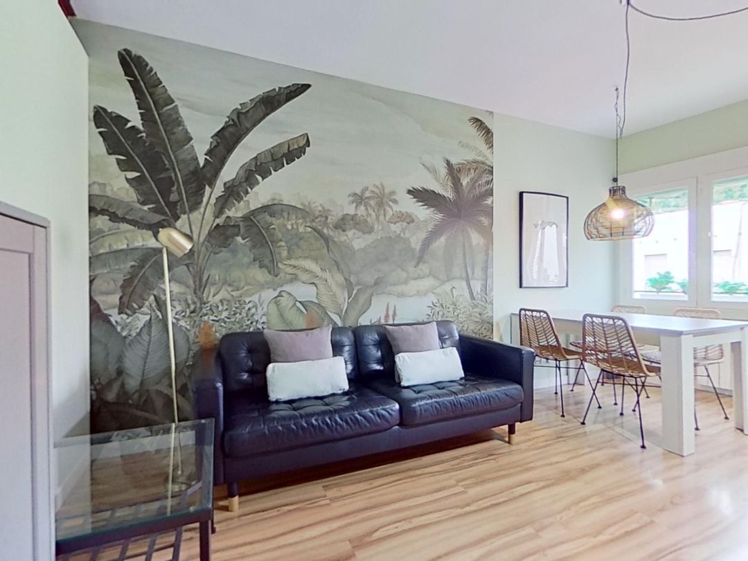 Living room of Apartment for rent in  Madrid Capital  with Air Conditioner and Terrace