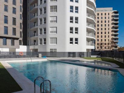 Swimming pool of Flat to rent in  Valencia Capital  with Air Conditioner and Storage room