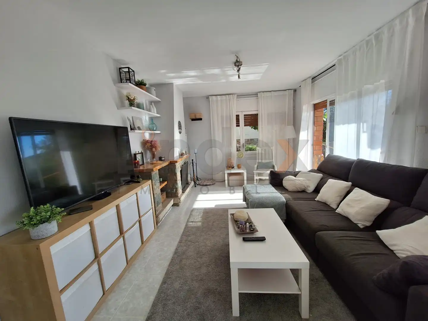 Sala de estar de Casa o chalet en venta en Arenys de Mar con Calefacción, Jardín privado y Parquet