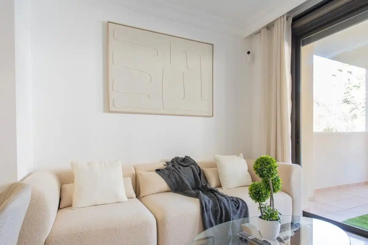 Sala de estar de Apartamento de alquiler en San Javier con Aire acondicionado, Calefacción y Terraza