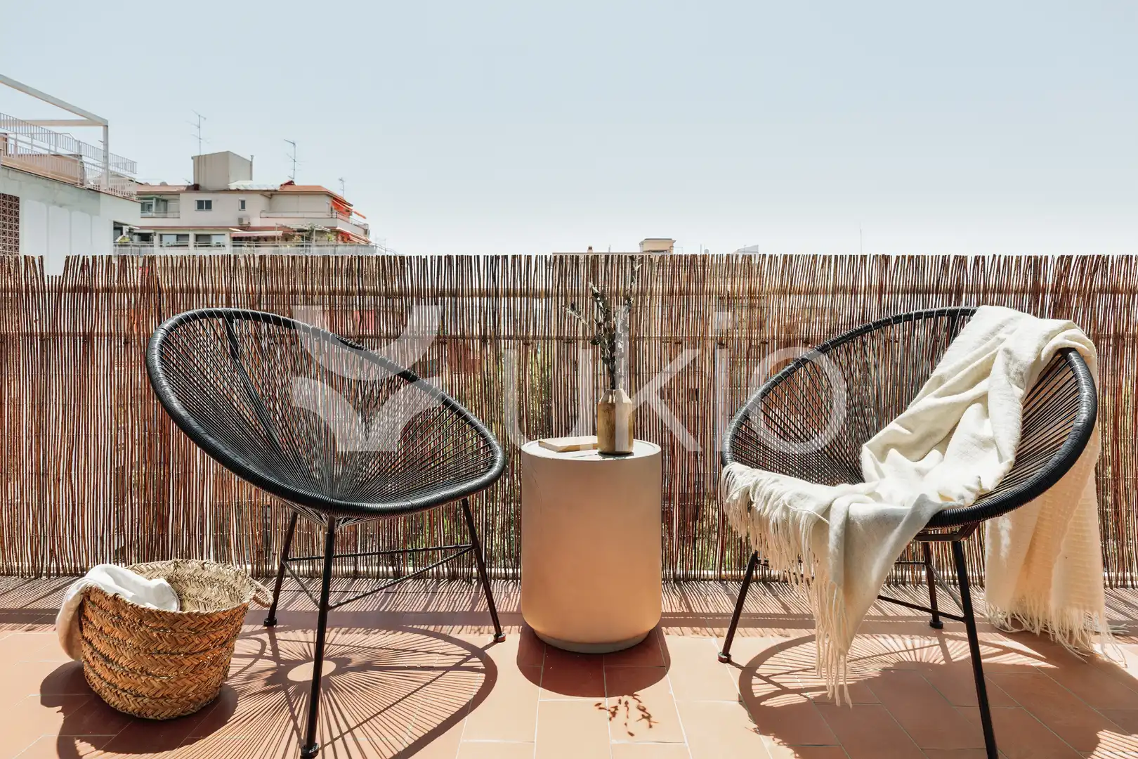 Terrace of Apartments for rent in Barcelona  with Air Conditioner, Heating and Furnished