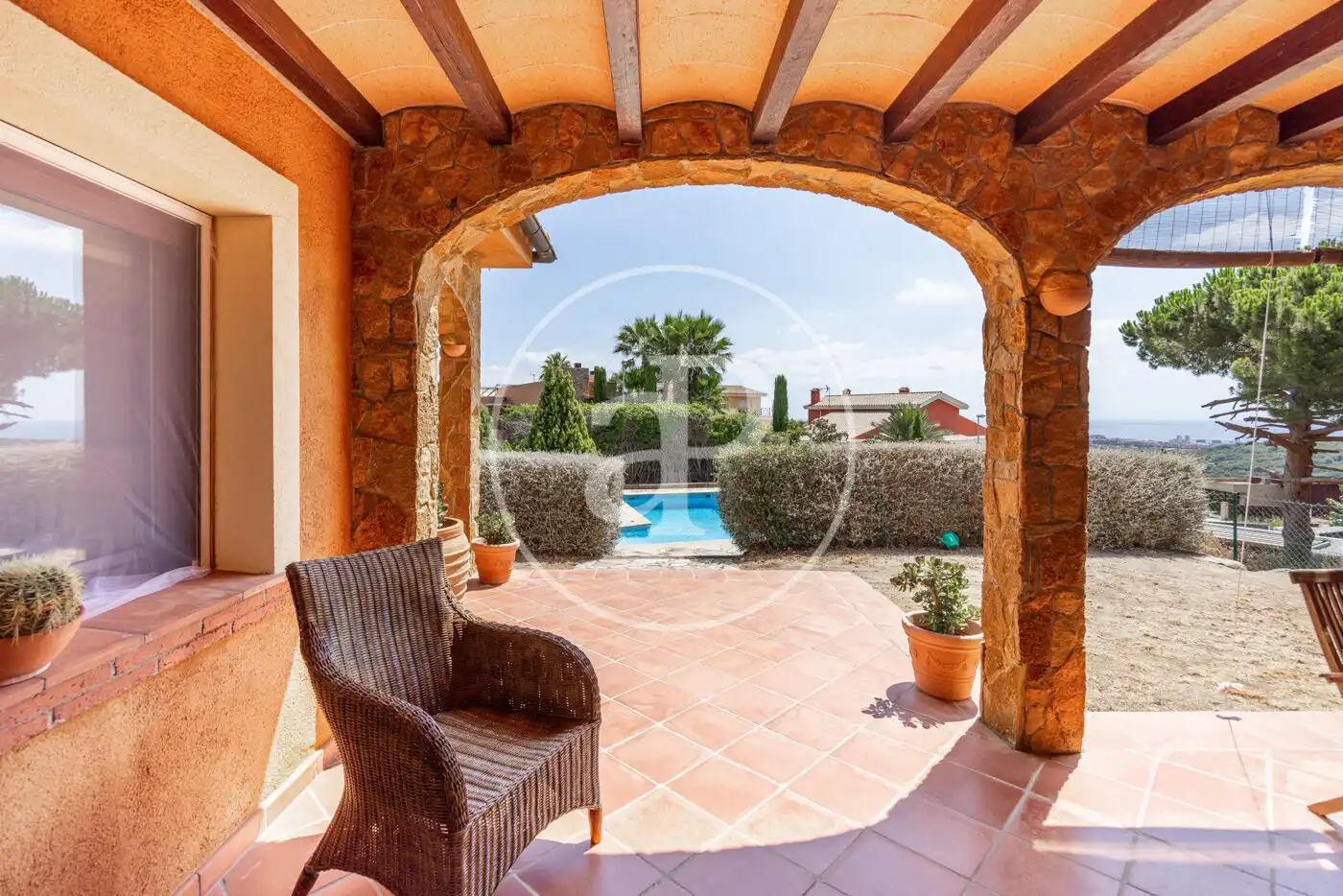 Terraza de Casa o chalet en venta en Argentona con Aire acondicionado, Calefacción y Jardín privado