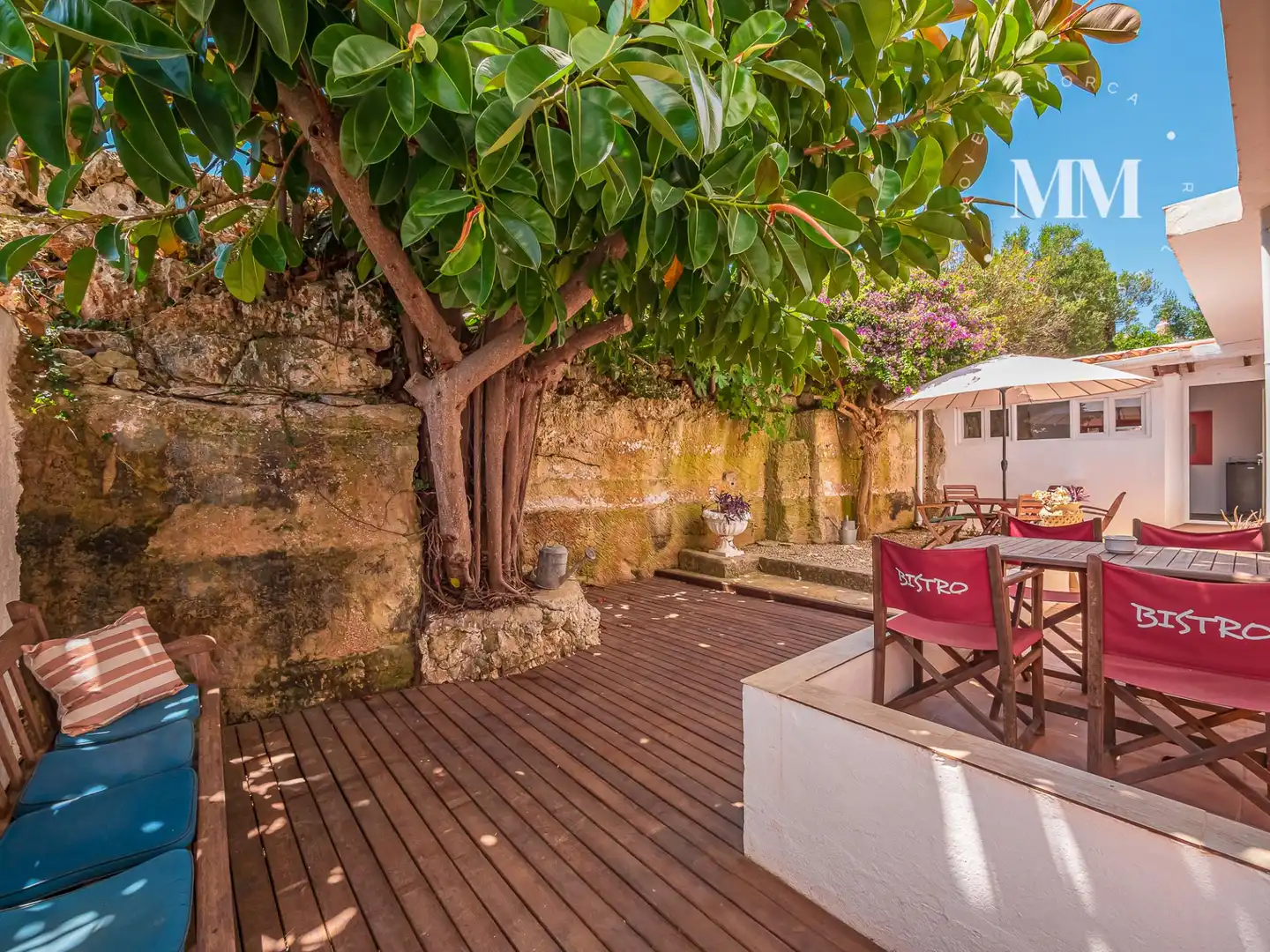 Terrassa de Casa o xalet en venda en Es Castell amb Aire condicionat, Calefacció i Jardí privat