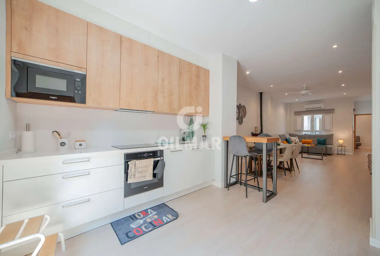 Küche von Maisonette zur Miete in Sevilla mit Heizung, Möbliert und Balkon