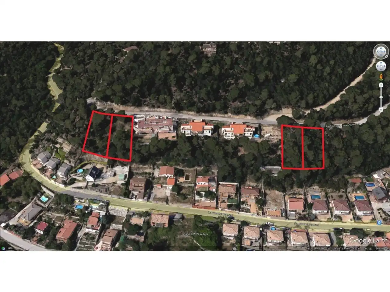 Wohnbaugrundstück zum Verkauf in Avenida Castell de Montbui 185, imagen 2