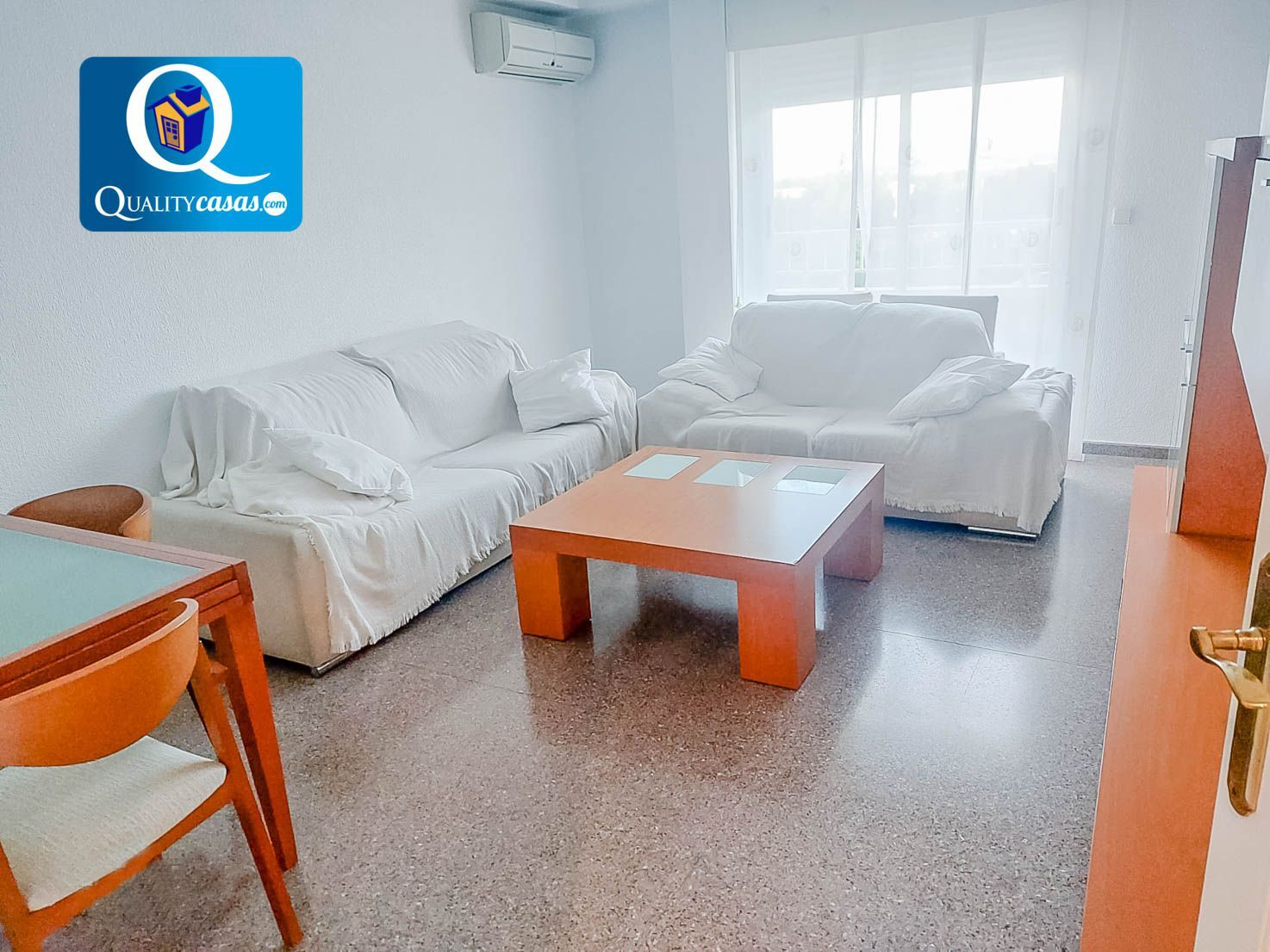 Living room of Flat for rent in Elche / Elx  with Air Conditioner