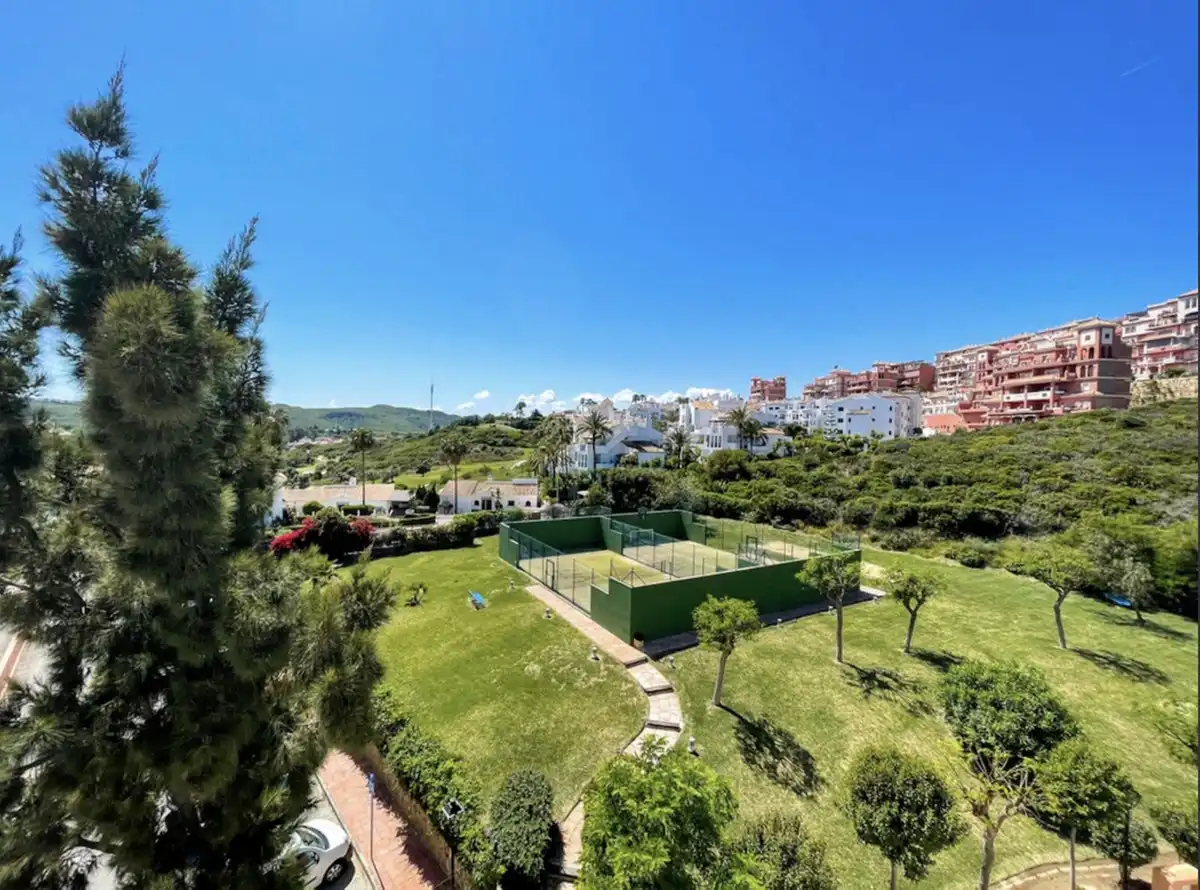 Garden of Duplexes for sale in Manilva  with Air Conditioner, Terrace and Community pool