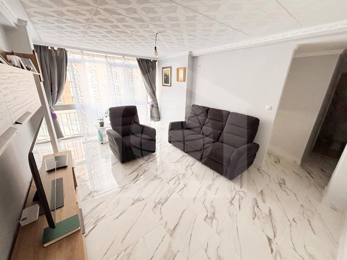 Living room of Flat for sale in Málaga Capital  with Furnished