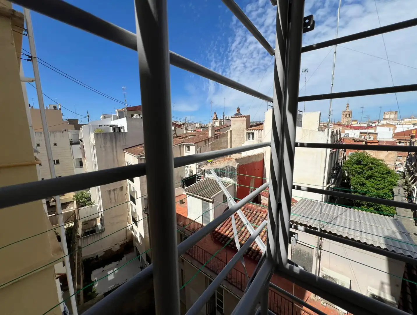 Terraza de Piso de alquiler en Valencia con Aire acondicionado y Amueblado