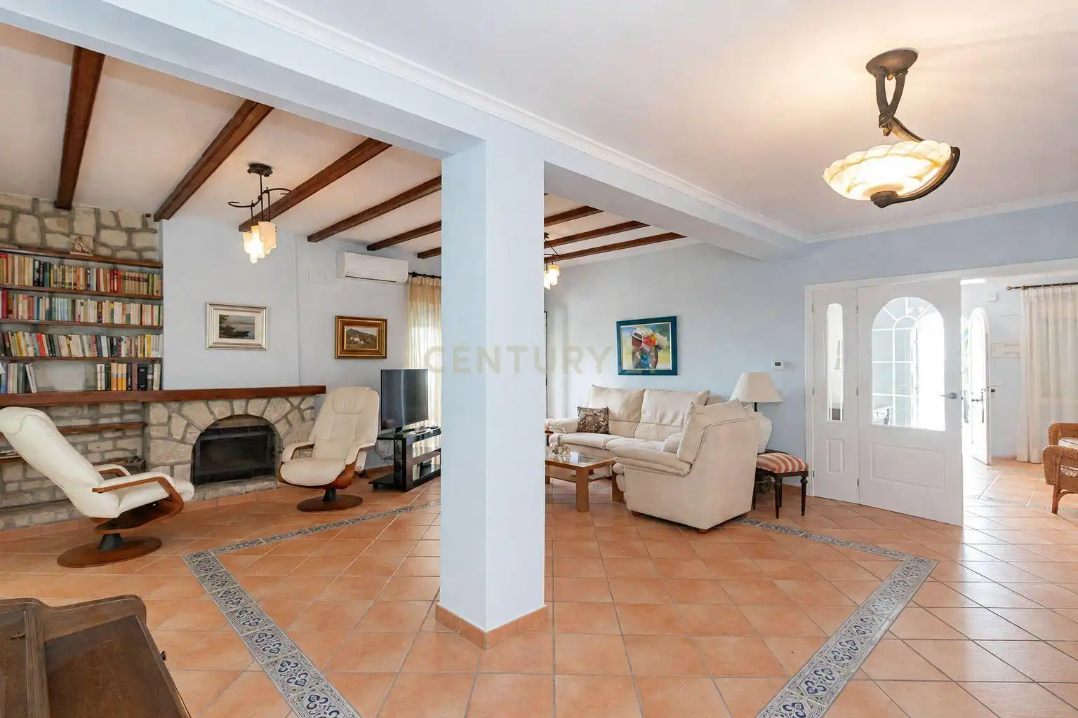 Living room of Houses for sale in Dénia  with Air Conditioner, Private garden and Storage room