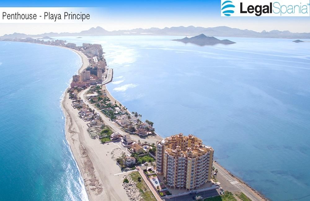 Exterior view of Attic for sale in La Manga del Mar Menor  with Air Conditioner, Heating and Terrace