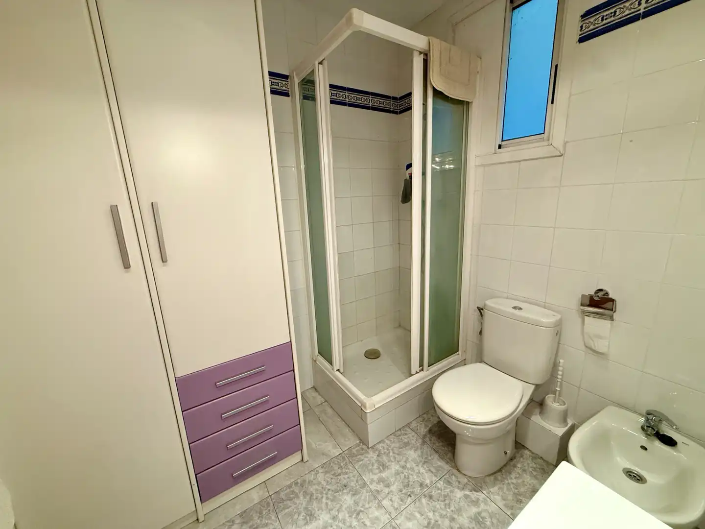 Bathroom of Flat for sale in Barcelona  with Heating, Parquet flooring and Furnished
