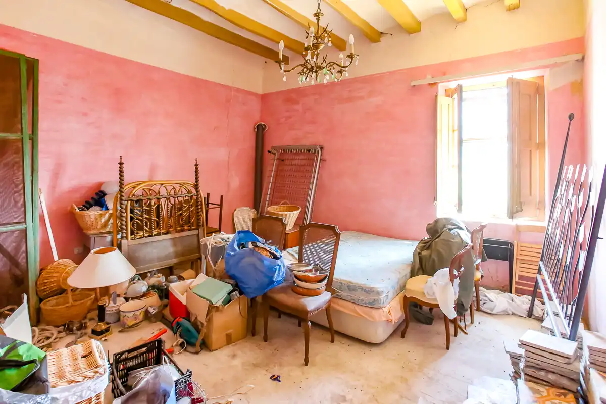Schlafzimmer von Country house zum Verkauf in Subirats mit Privatgarten und Balkon
