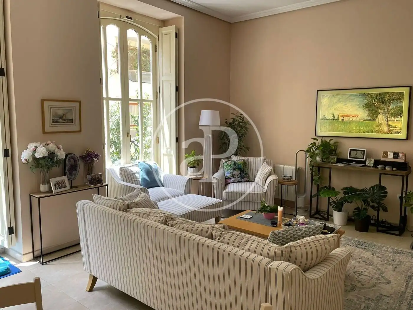 Sala de estar de Piso de alquiler en Valencia con Aire acondicionado, Calefacción y Balcón