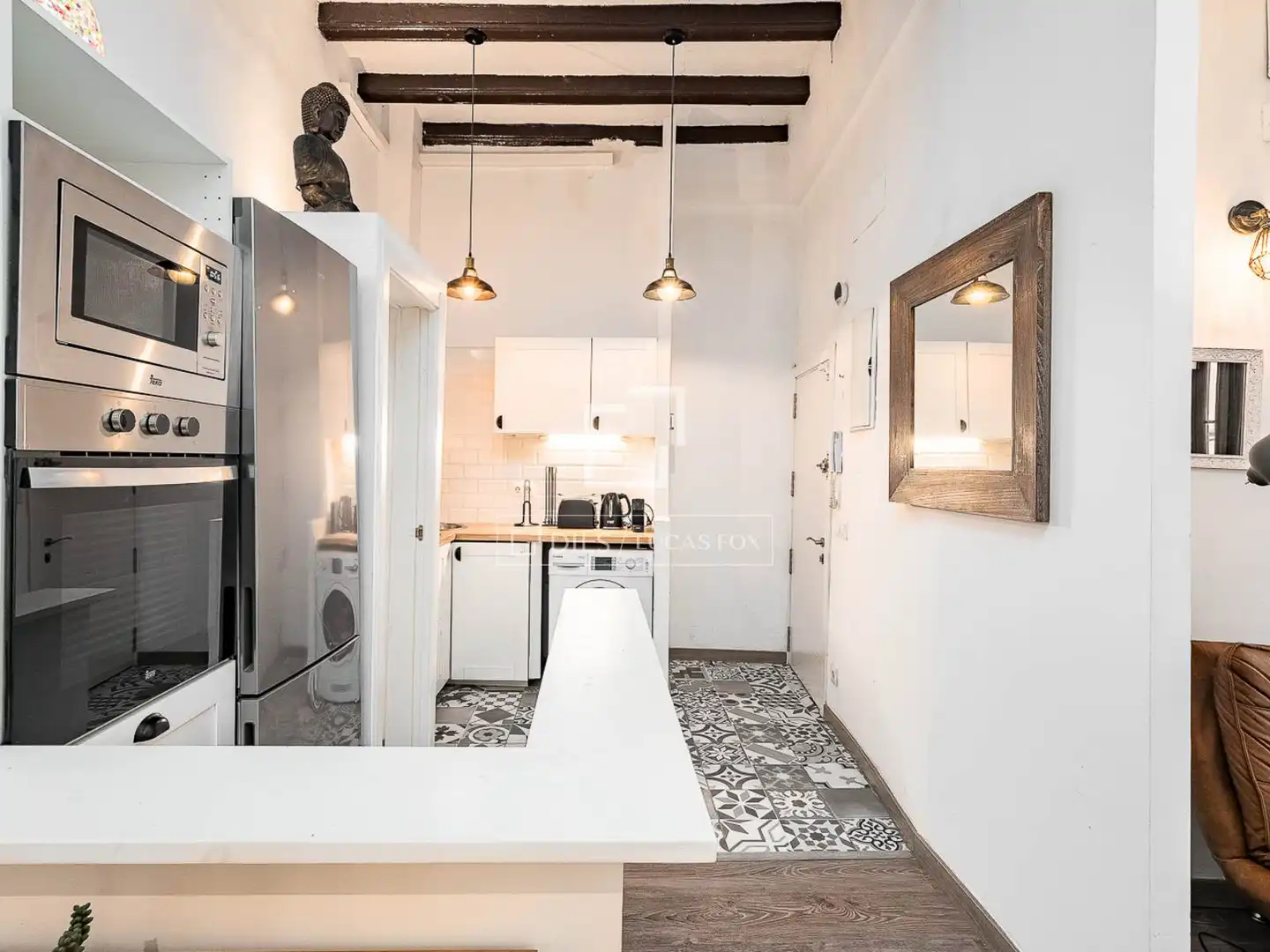Cocina de Piso en venta en Barcelona con Aire acondicionado, Parquet y Amueblado