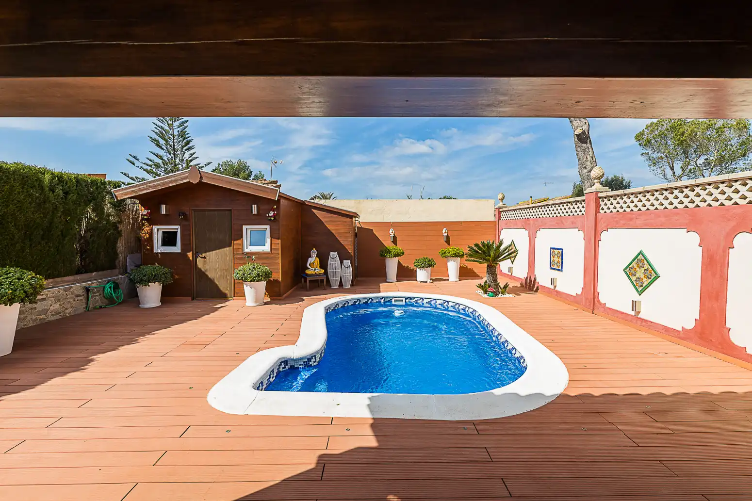 Piscina de Casa adosada en venda en Llucmajor amb Aire condicionat, Calefacció i Terrassa