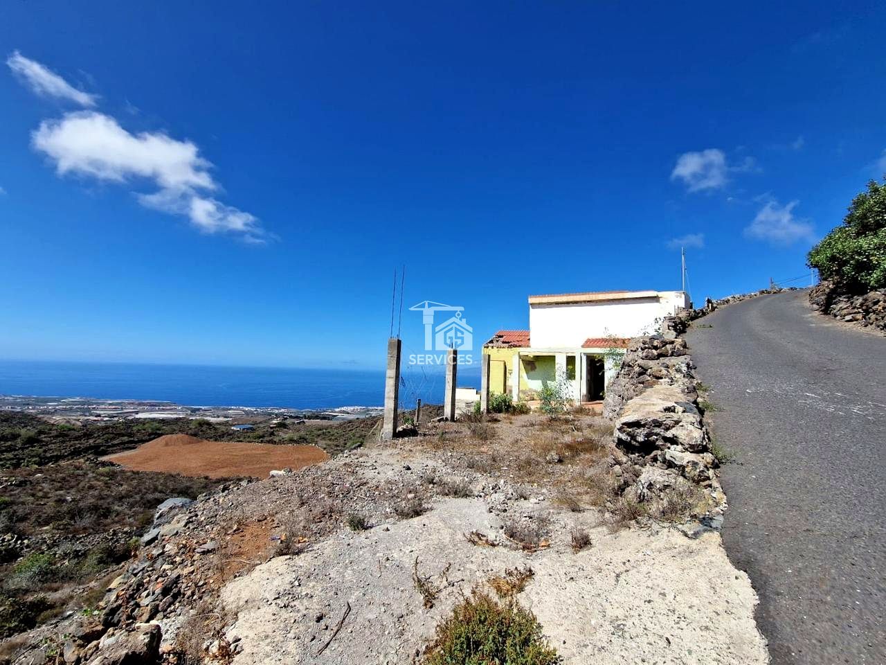 Vista exterior de Casa o chalet en venta en Guía de Isora con Jardín privado