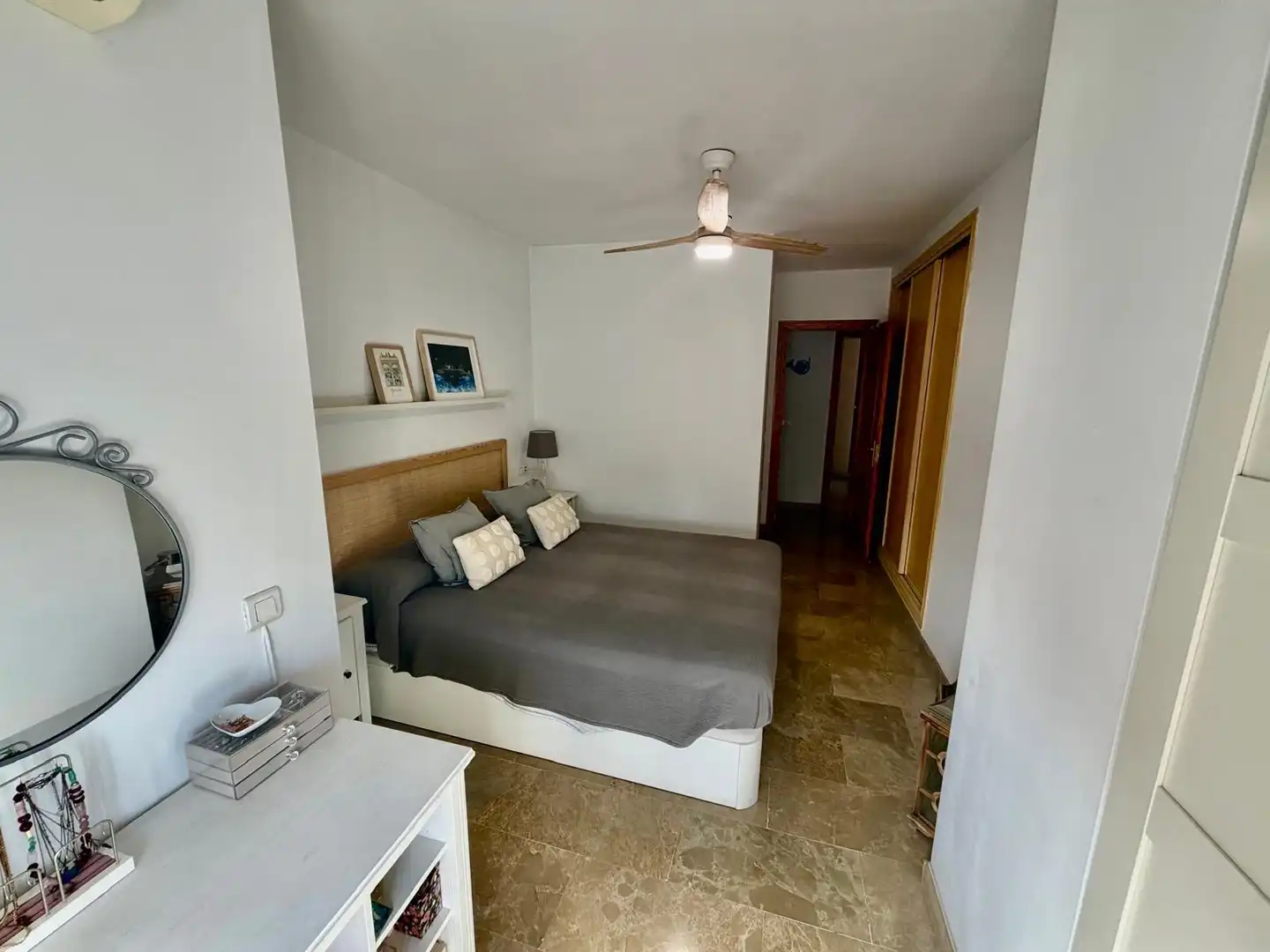 Bedroom of Attic for sale in Málaga  with Air Conditioner, Terrace and Furnished