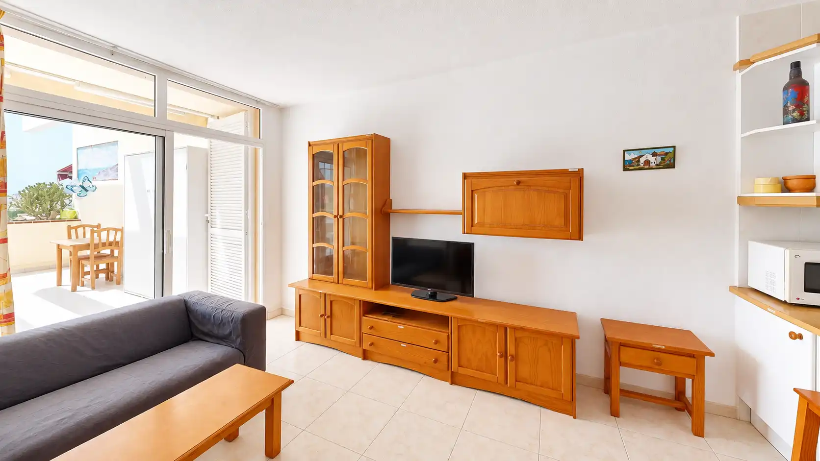 Wohnzimmer von Wohnung zur Miete in Pájara mit Terrasse und Möbliert