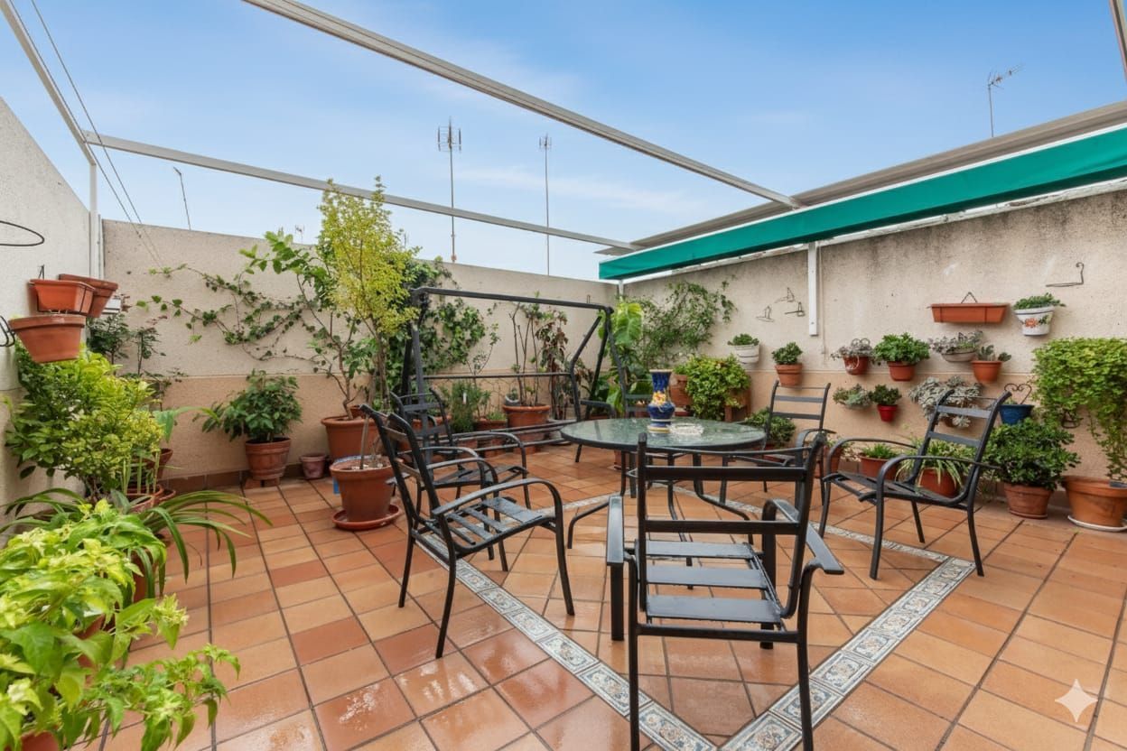 Terrace of Single-family semi-detached for sale in Ciempozuelos  with Air Conditioner, Heating and Private garden