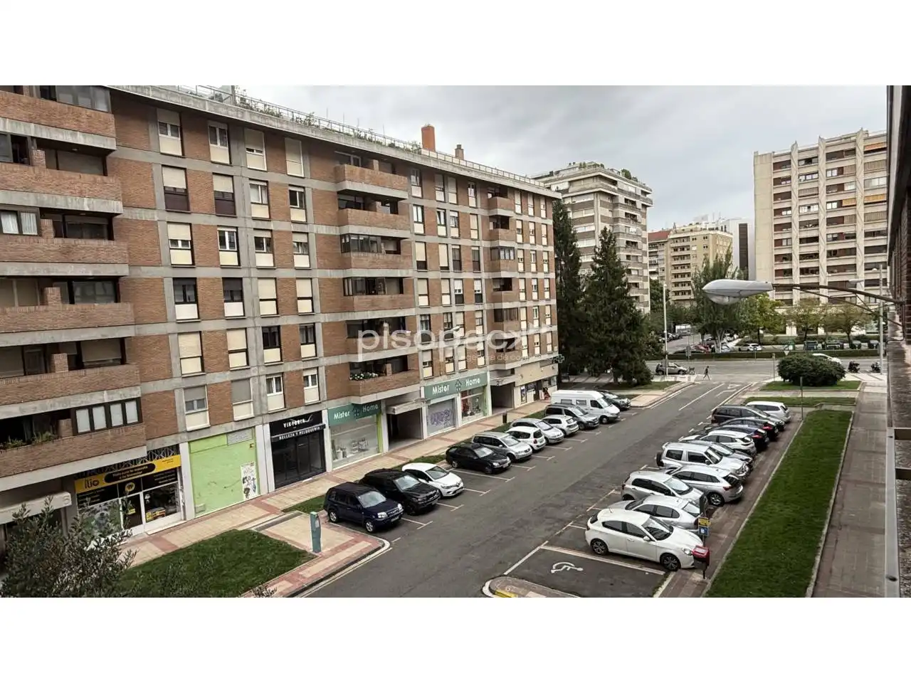 Exterior view of Flat for sale in  Pamplona / Iruña  with Heating, Parquet flooring and Terrace