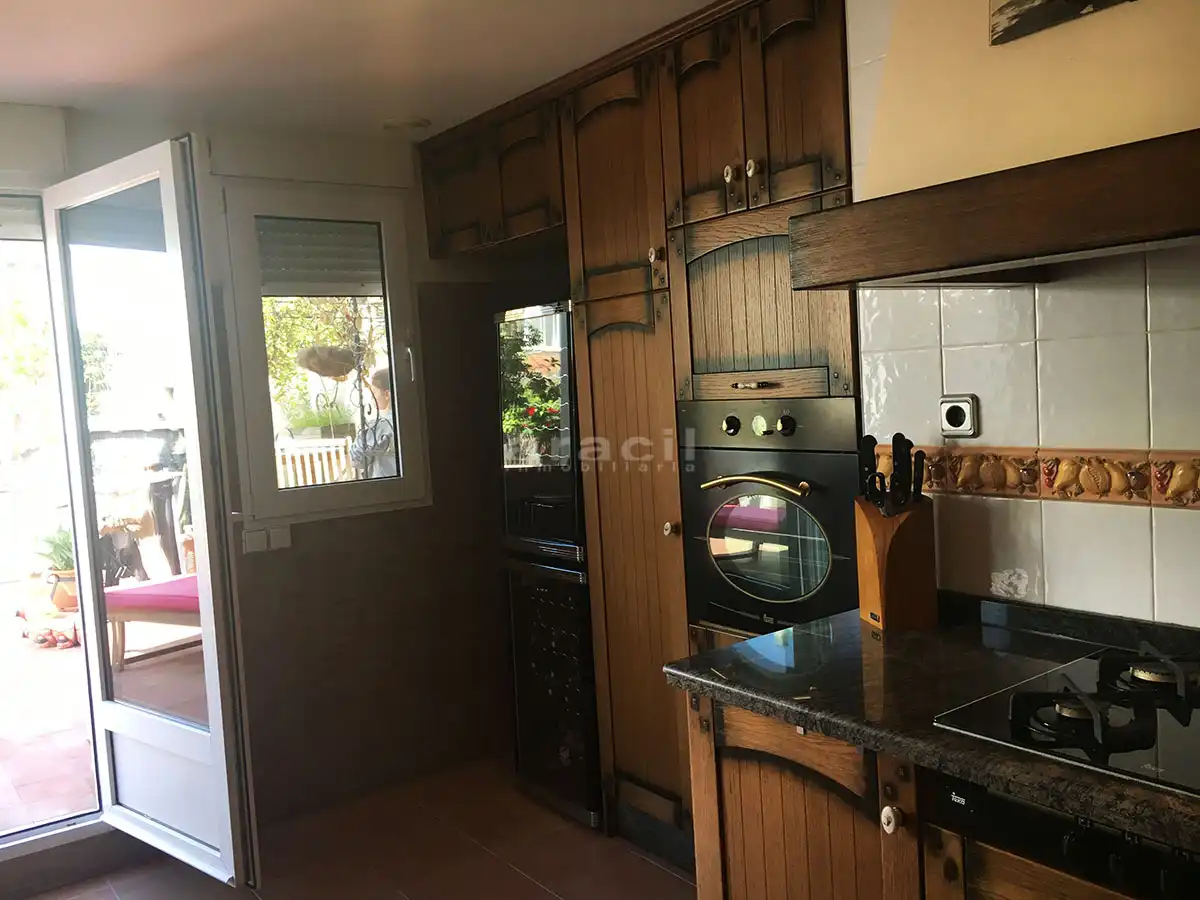 Kitchen of Flat for sale in Alcoy / Alcoi  with Air Conditioner and Terrace