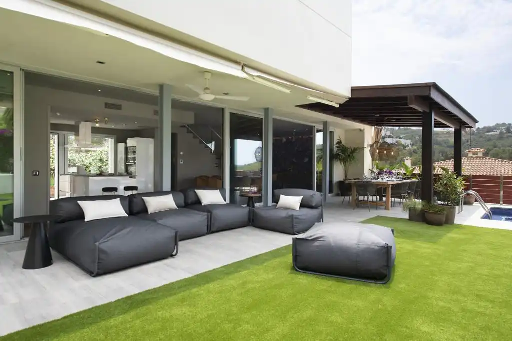 Terrace of Houses for sale in Sant Pere de Ribes  with Air Conditioner, Heating and Private garden