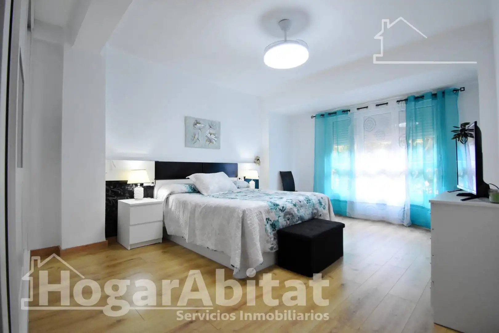 Bedroom of Flat for sale in Oliva  with Air Conditioner, Heating and Terrace