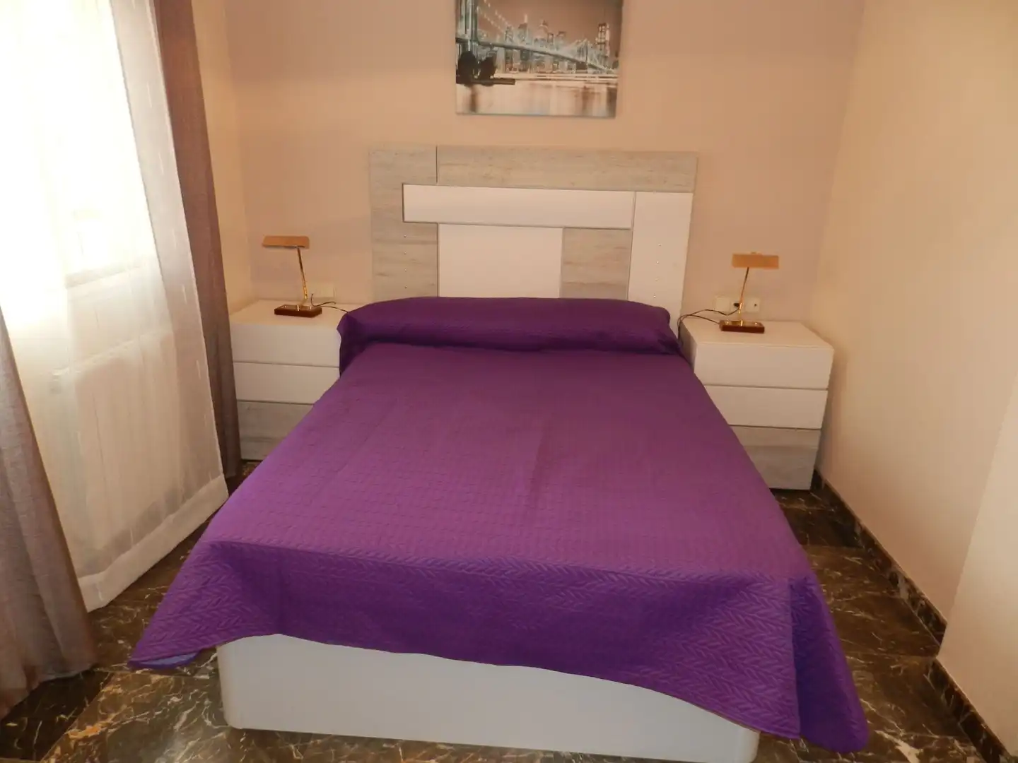 Bedroom of Flat for rent in Linares  with Air Conditioner, Heating and Furnished