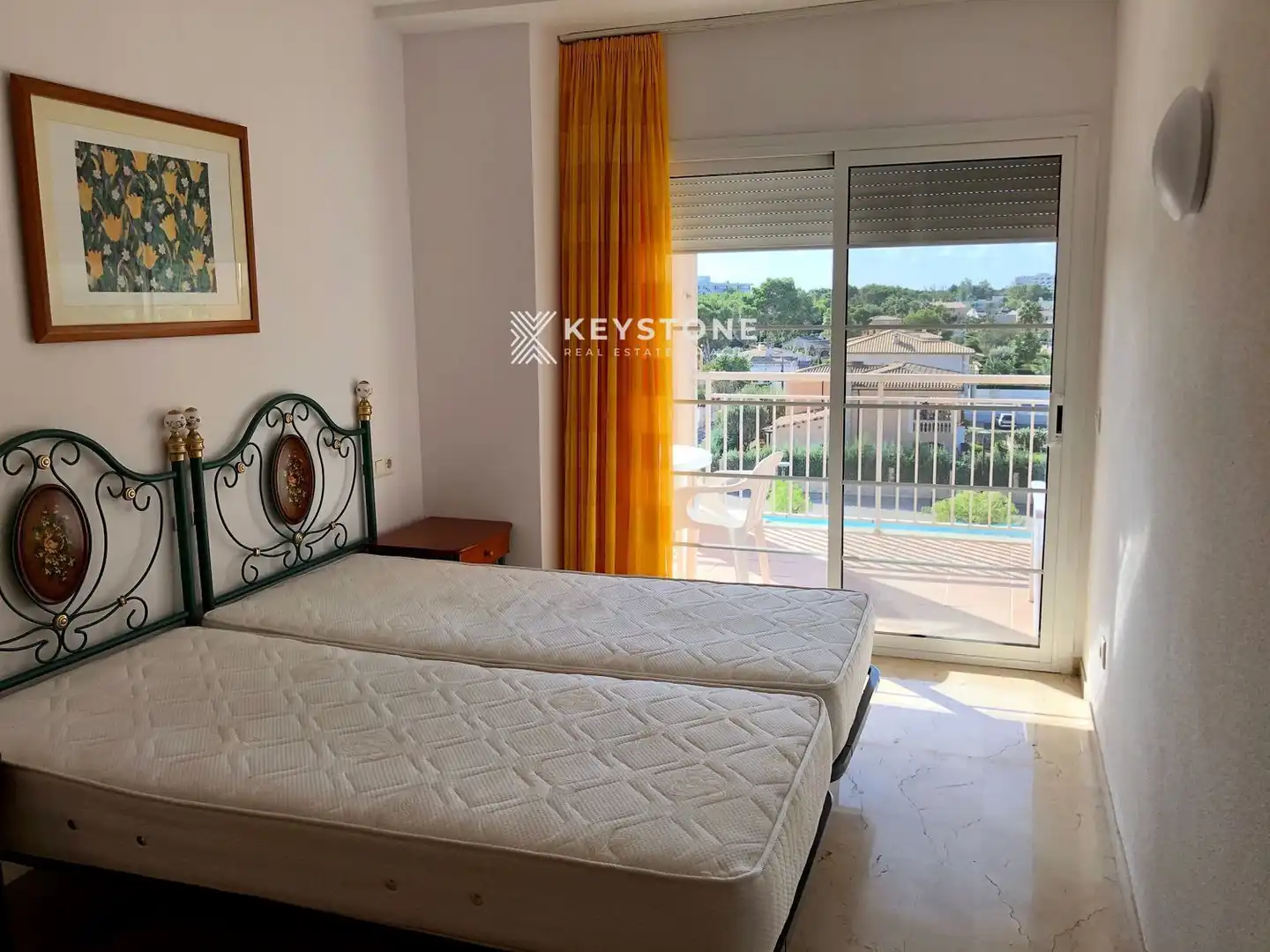Dormitori de Pis de lloguer en Alcúdia amb Terrassa, Piscina i Moblat
