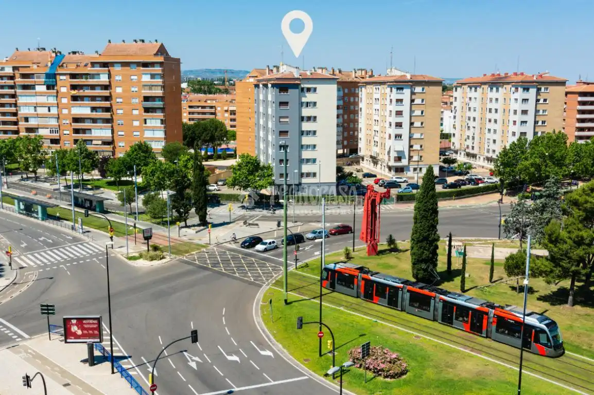 Exterior view of Flat for sale in Zaragoza  with Air Conditioner, Heating and Terrace
