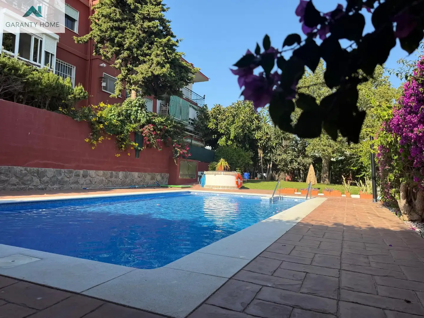 Piscina de Planta baja de alquiler en Málaga con Aire acondicionado, Jardín privado y Terraza