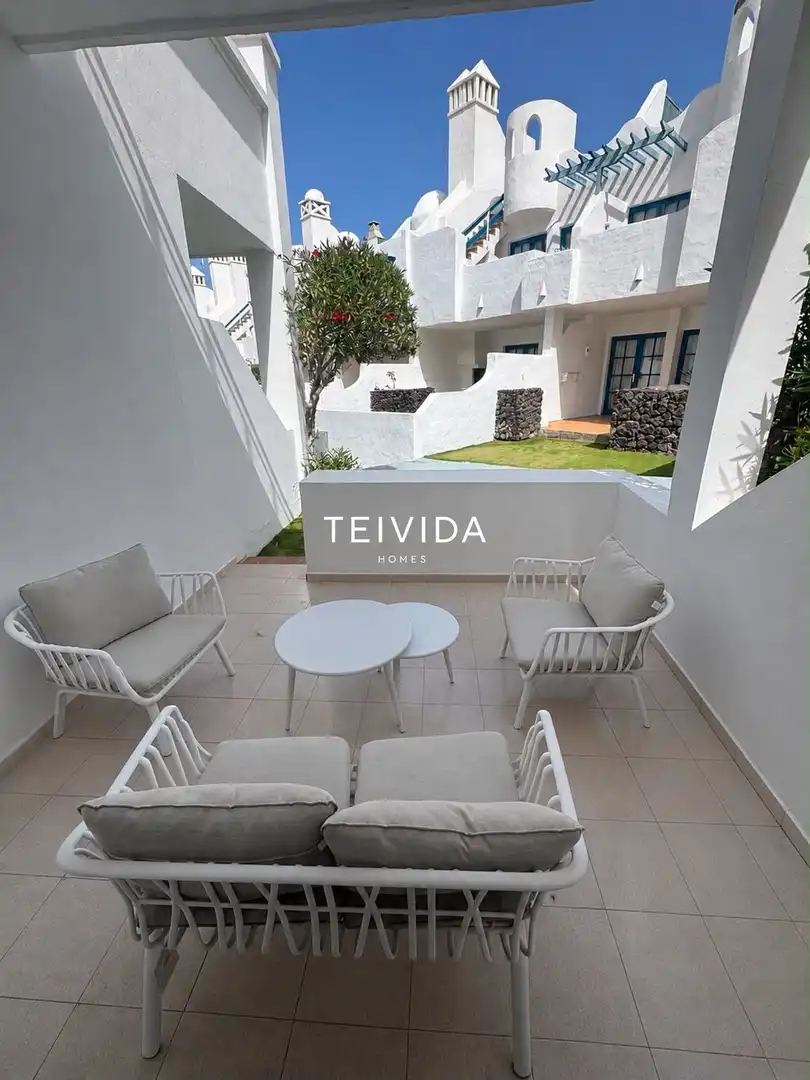 Terrace of Flat for rent in Adeje  with Terrace, Swimming Pool and Furnished