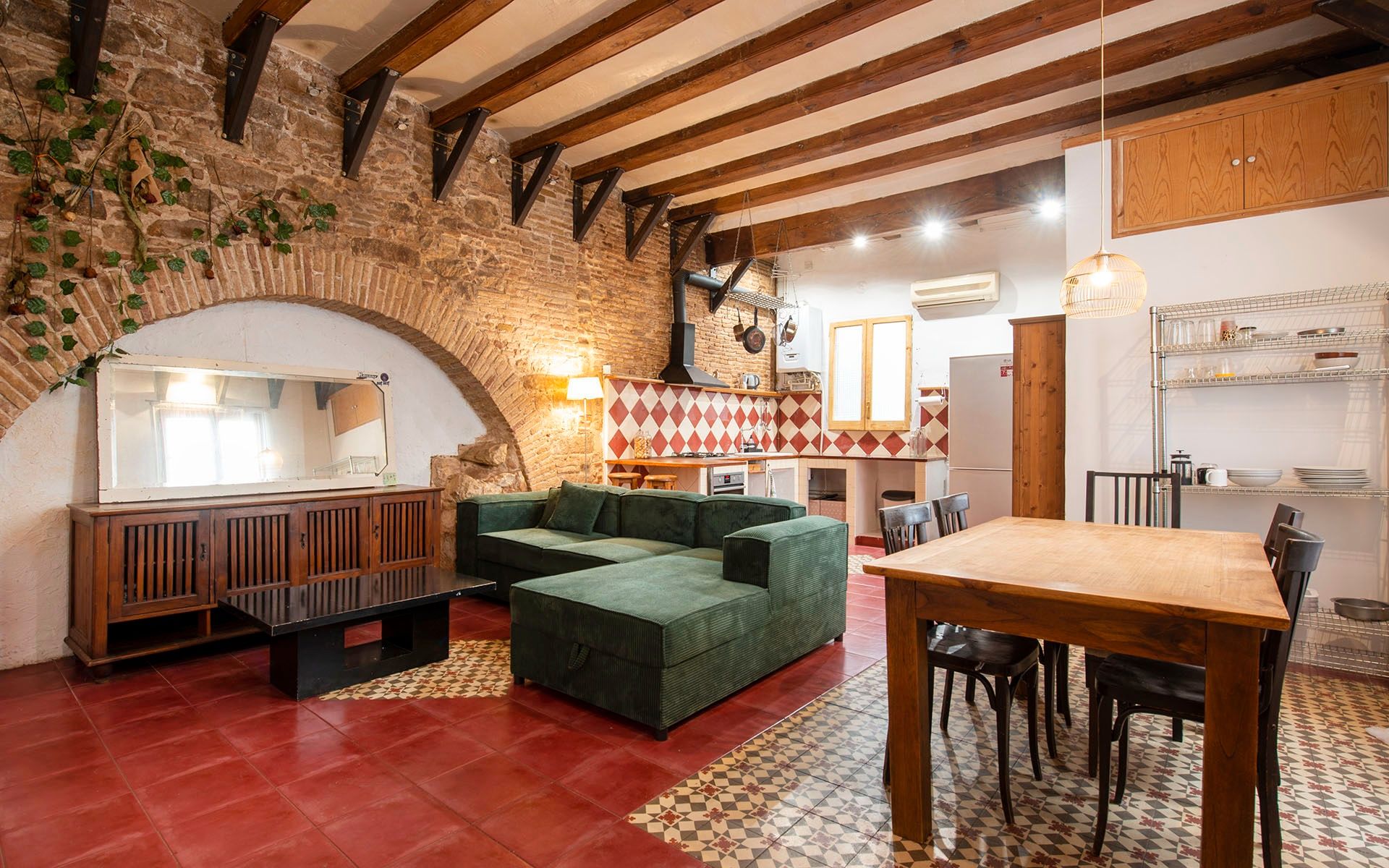 Sala d'estar de Pis en venda en  Barcelona Capital amb Aire condicionat, Calefacció i Moblat