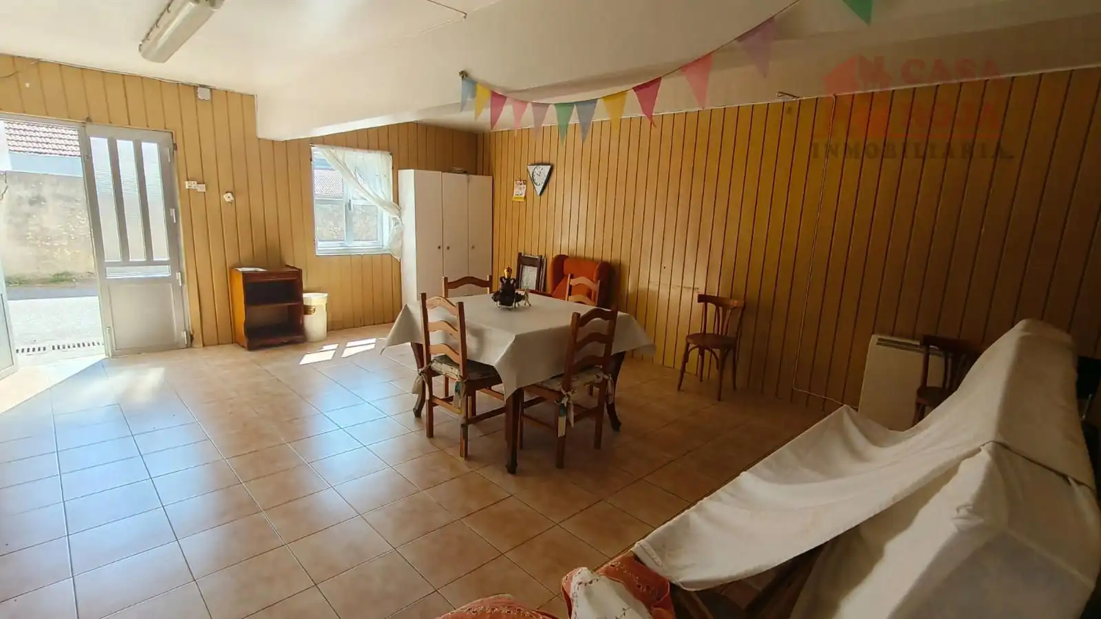 Dining room of Houses for sale in Moaña  with Terrace, Storage room and Furnished