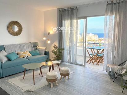 Living room of Flat for sale in Adeje  with Terrace, Swimming Pool and Furnished