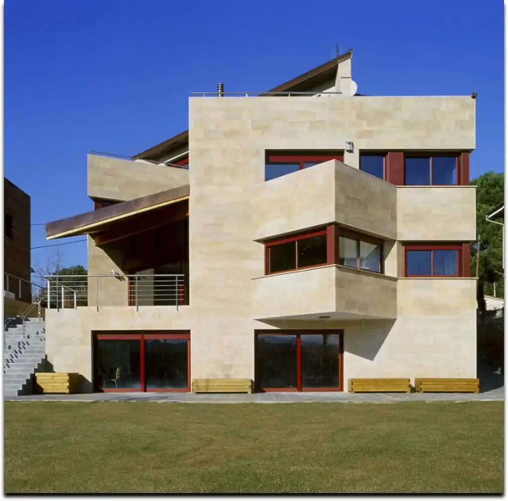 Außenansicht von Haus oder Chalet zum Verkauf in Sant Cugat del Vallès mit Heizung, Privatgarten und Parkett