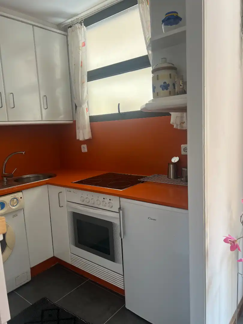 Cuina de Pis en venda en Baiona amb Jardí privat, Moblat i Forn