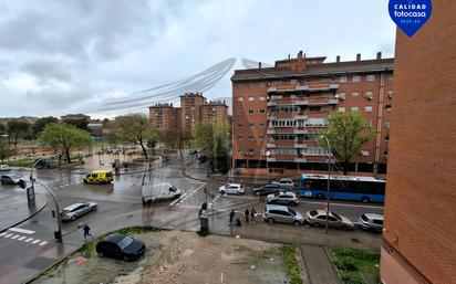 Exterior view of Flat for sale in  Madrid Capital  with Air Conditioner, Heating and Parquet flooring
